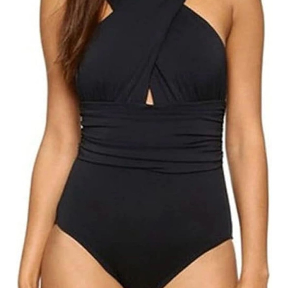 Lilosy Stylish Black Kids One Piece Swimsuit